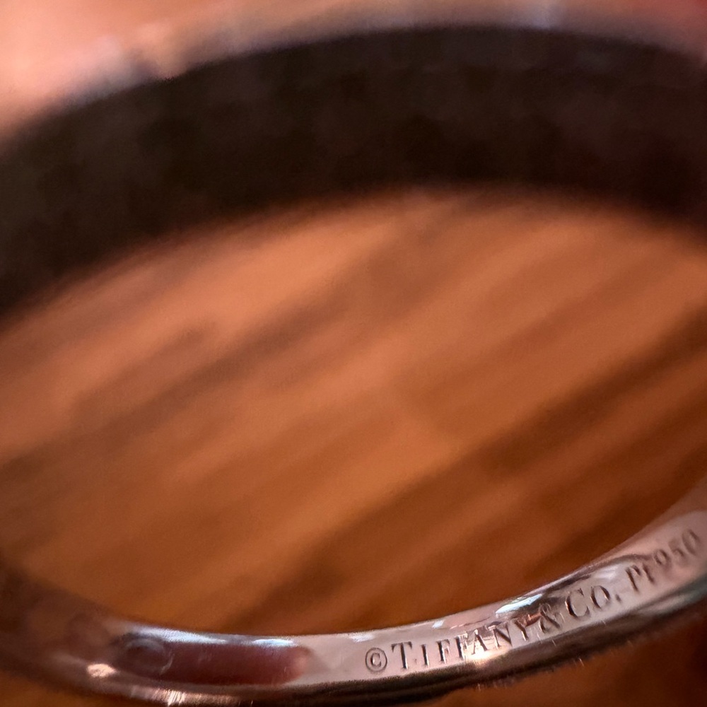 Tiffany & Co. Pavé® Setting Platinum Engagement Ring Mount (Size 5.5) - Picture 17 of 17